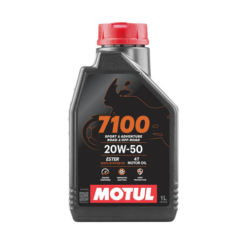 Motul 7100 4T 20W50 Fully Synthetic Ester Engine Oil 1 L - EB11245804