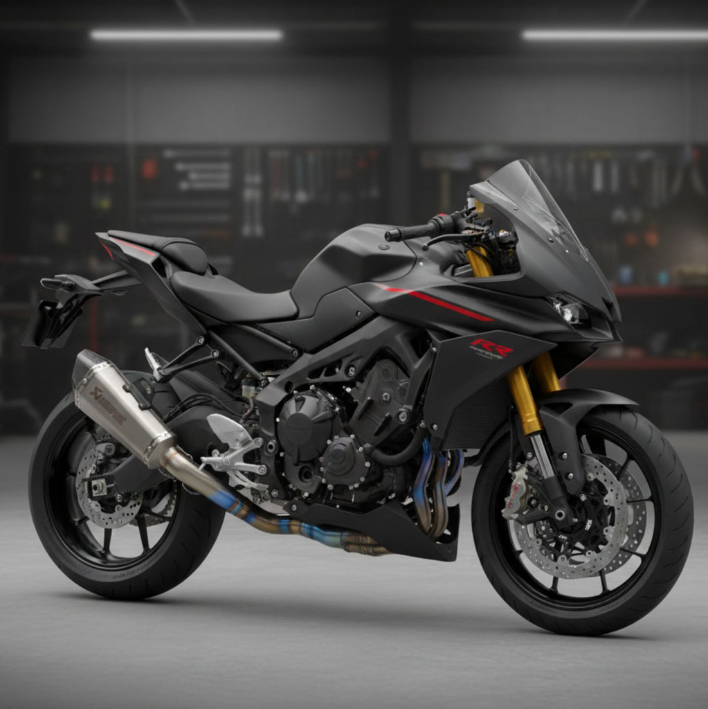 Akrapovic F16 Silver Carbon Exhaust Slip-On Performance X1_3