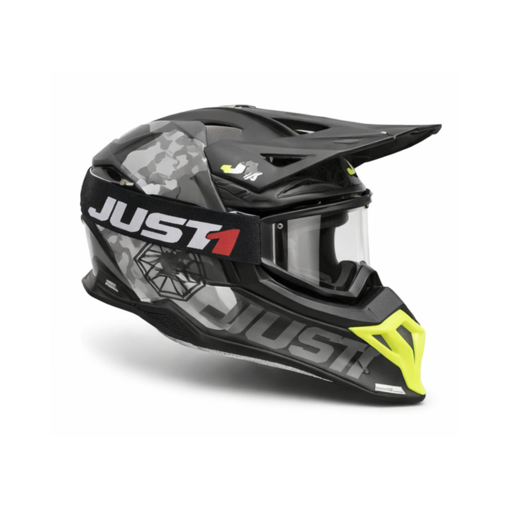 just1 goggles JUST1 Motorcycle Goggles Glasses Clear Black
