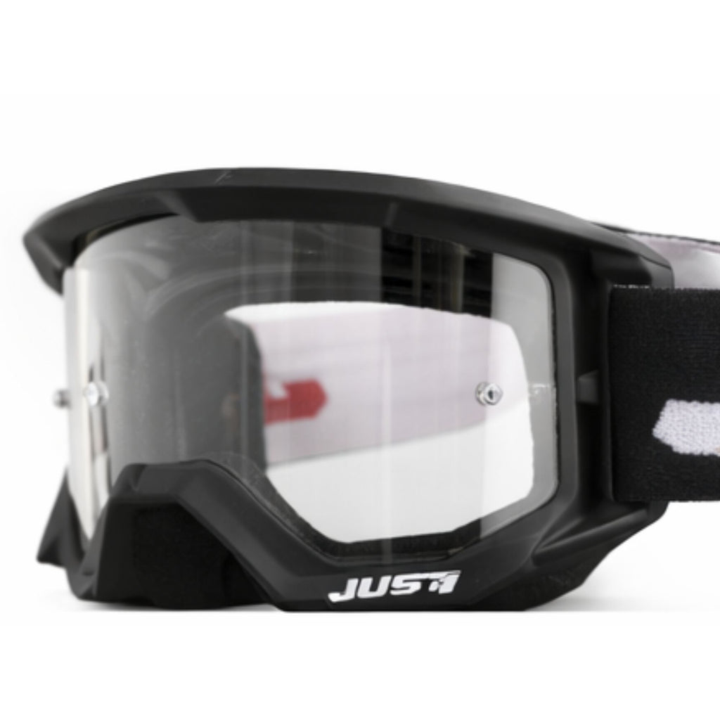 just1 goggles JUST1 Motorcycle Goggles Glasses Clear Black