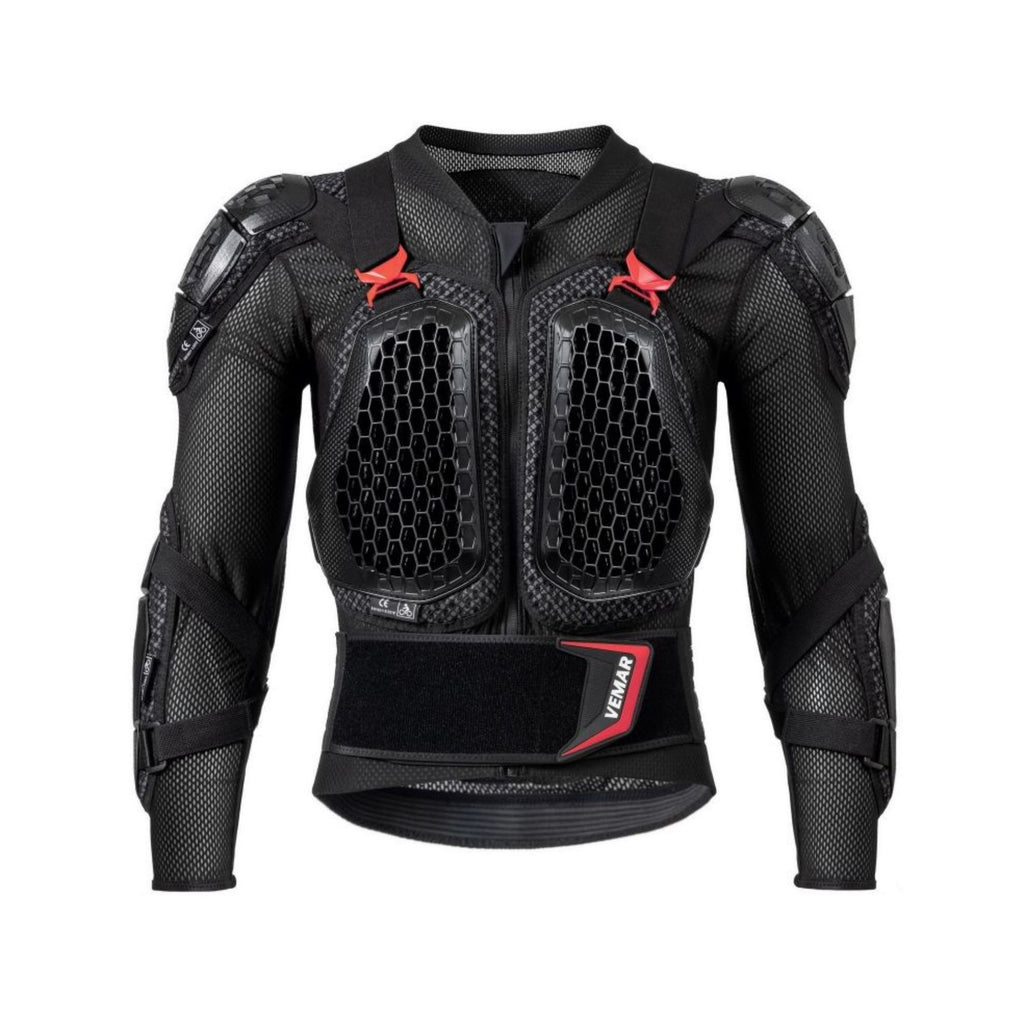 Vemar Motorcycle Armor Vest All Season Chest & Back Protective Motocross Gear - 200208
