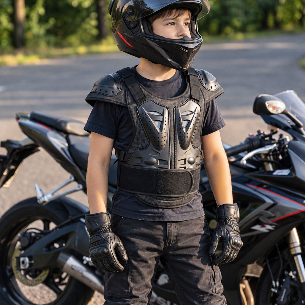 VEMAR S-173B Kids Motorcycle Motocross Chest Protector Body Armor_4