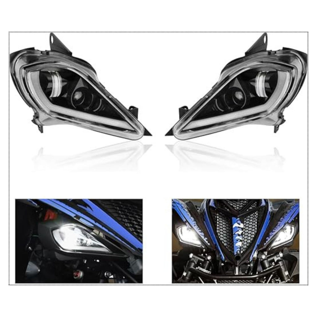 Headlight Set with Angel Light for Yamaha Raptor 700 (N) - 990279_2