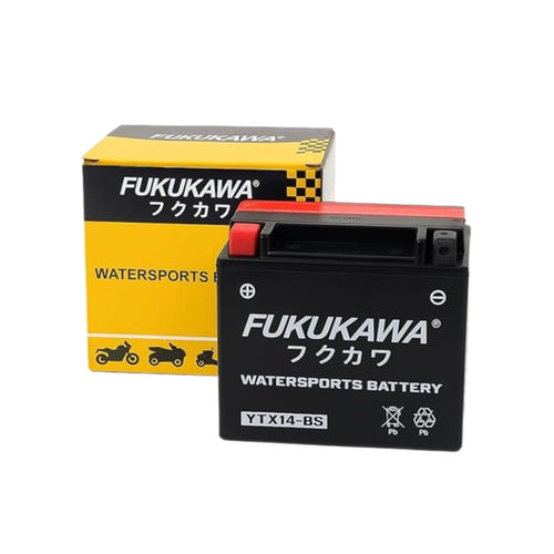 Fukukawa YTX14-BS 12V 14Ah Motorcycle/ATV Battery with Refillable Acid Pack_1