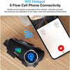 Q28-2X Bluetooth Helmet Camera 1080P 30FPS IP66 1500mAh ProX_4