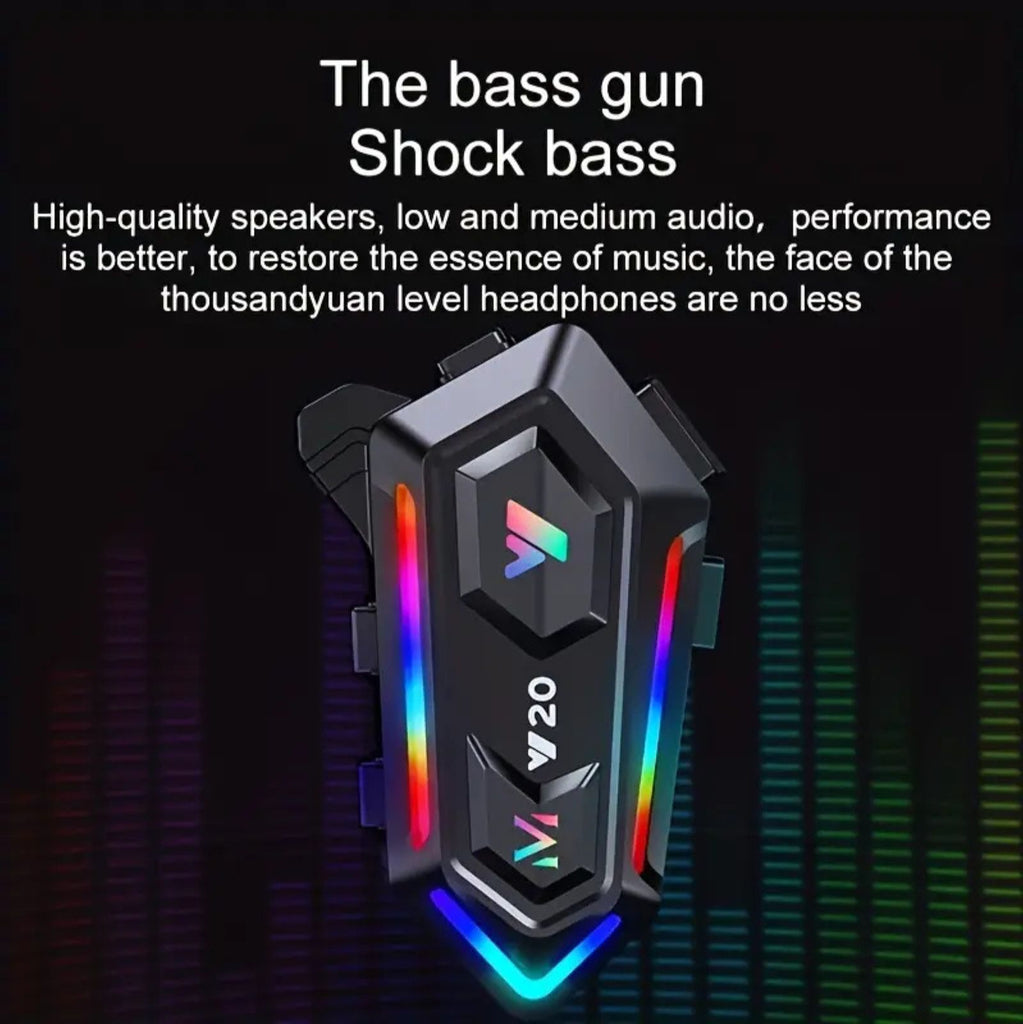 Motorcycle Helmet Bluetooth Headset Y20 Waterproof IPX6_4