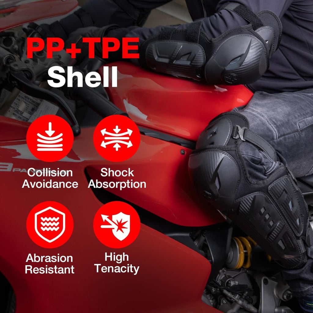 Best Motorcycle Knee Protectors Scoyco K39H39 with CE Adjustable Guard Pads_7