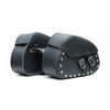 Motorcycle Universal Leather Side Bags Black In Big Size_1
