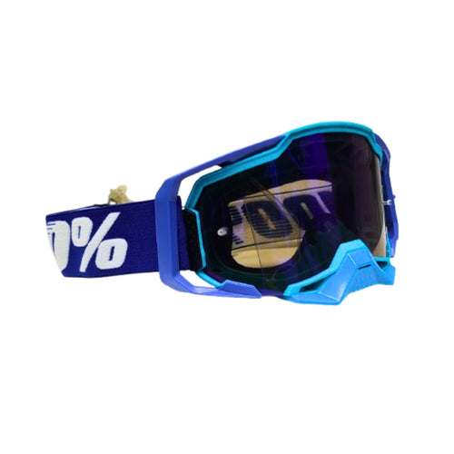 100% Motorcycle Goggles Professional Anti Fog MX Dirt Bike Riding Eye Protection