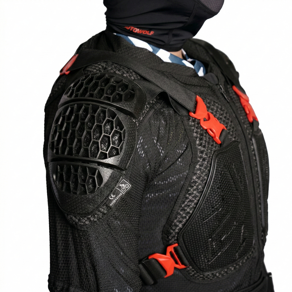 Vemar Motorcycle Armor Vest All Season Chest & Back Protective Motocross Gear - 200208