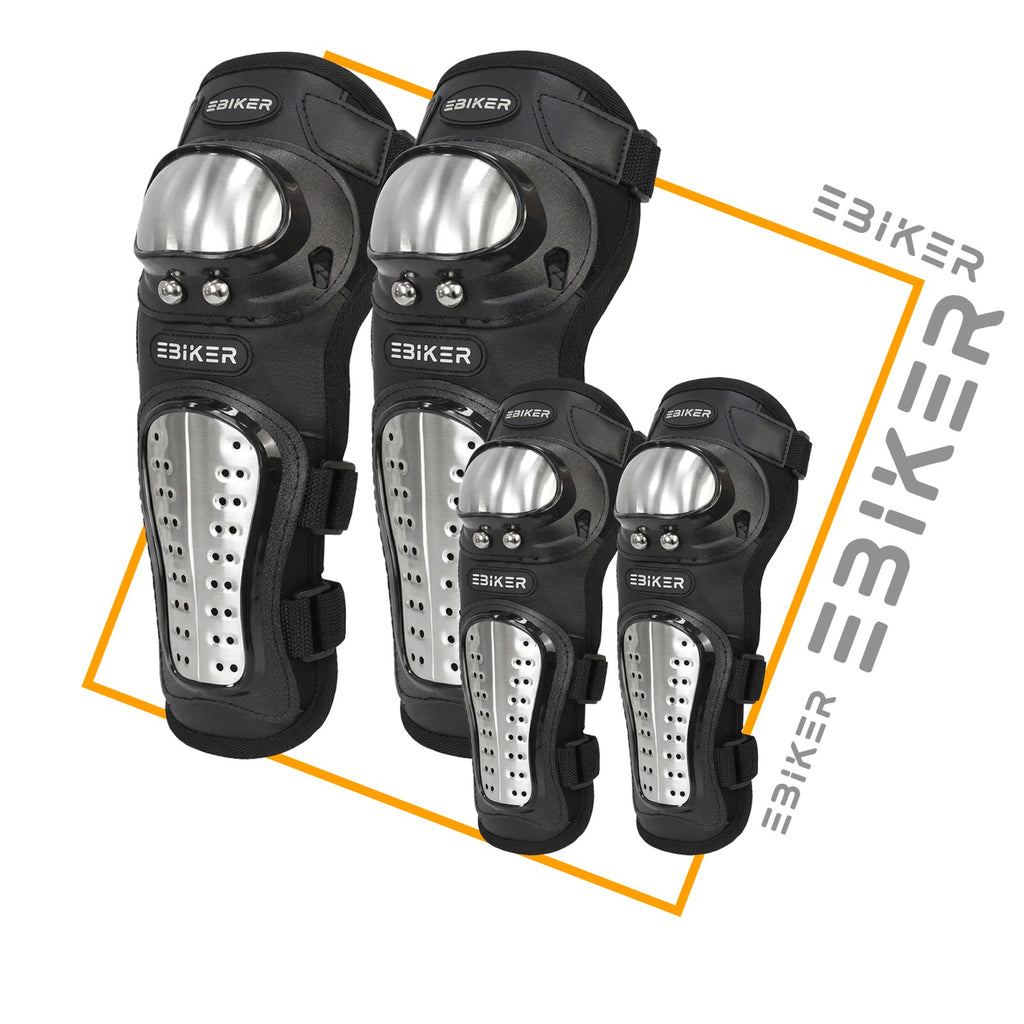 EBIKER Combo Offer Motorcycle Riding Gear Combo – Full Face Helmet, Gloves,Knee & Elbow Guards Set UAE Offer