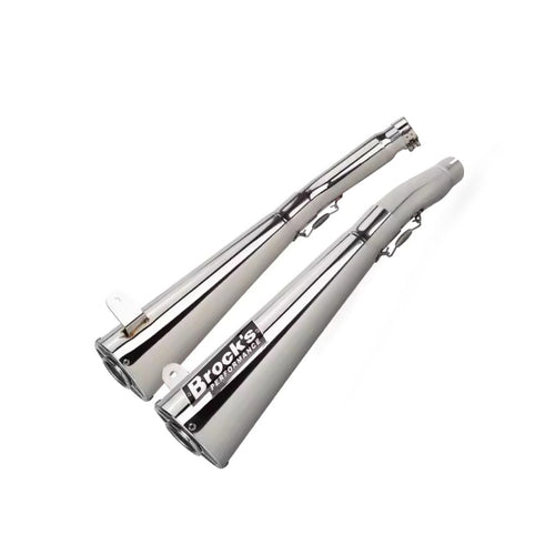 نظام اكزوز مزدوج من Brocks لدراجة GSX1300R (2008-2018) سوزوكي هايابوسا  - 875533