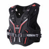 VEMAR S-187 BK-RD Motorcycle Chest & Back Protector - 888006