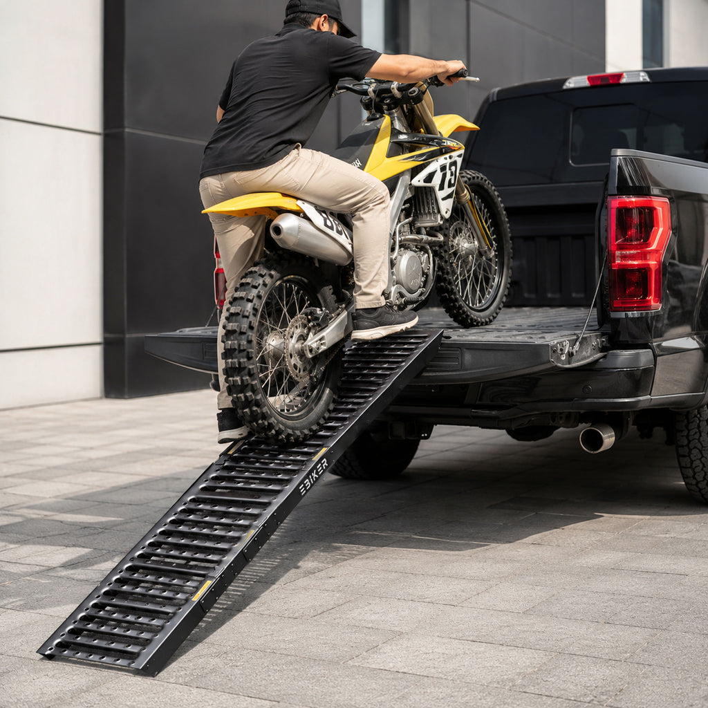 Folding Aluminium Loading Heavy Duty Motorcycle, ATV & Quad Bike Ramp_6