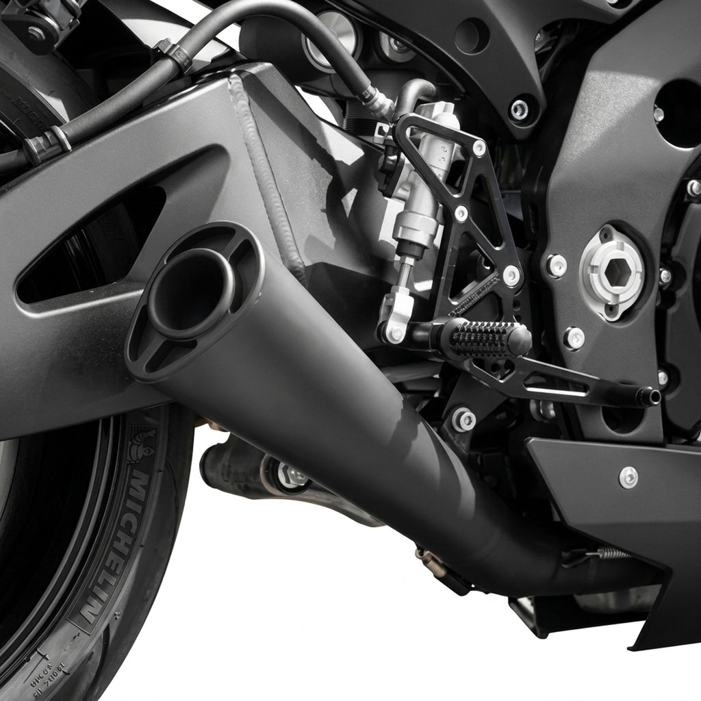 Motorcycle Muffler Exhaust Best Performance Black for Suzuki GSXR1000_3