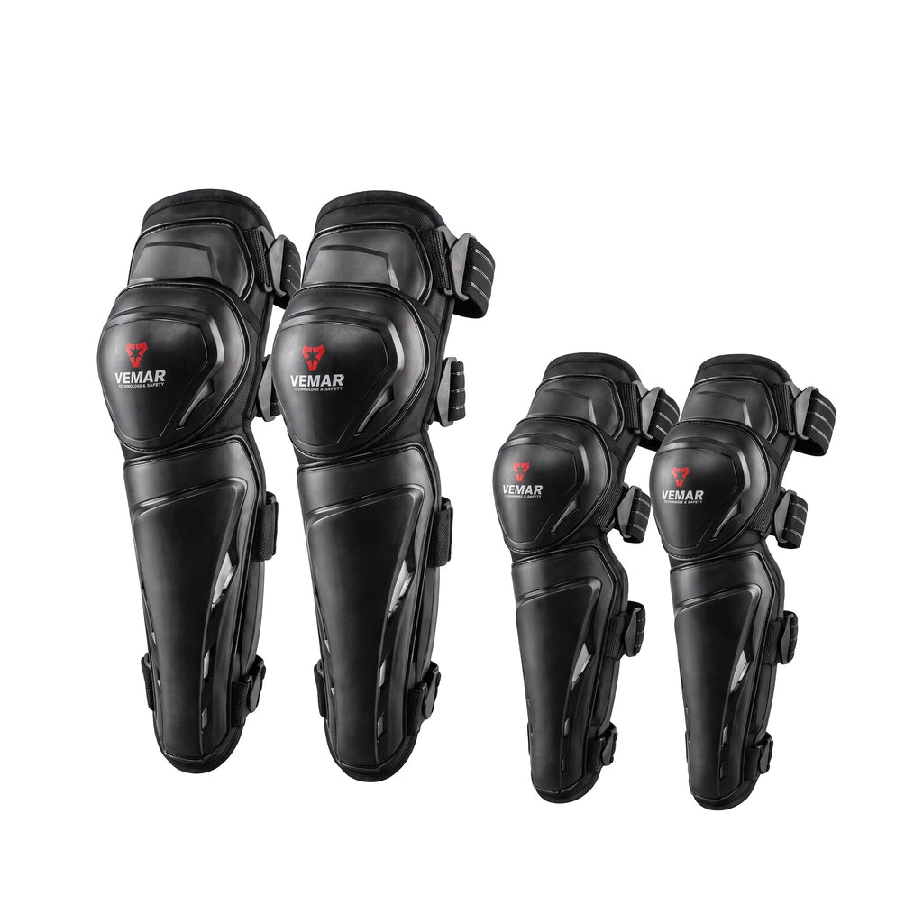 VEMAR E-27 Motorcycle Knee & Elbow Protector 4-Piece Set_1