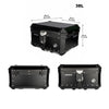 COOCASE 38L Motorcycle Top Luggage Box & Top Rack Case Black Rear - 855572