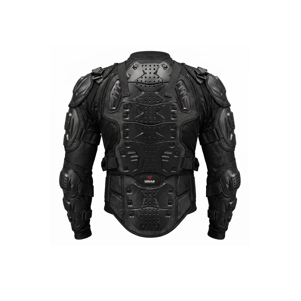 VEMAR S-161 Motorcycle Body Armor Chest & Back Protector Black_2