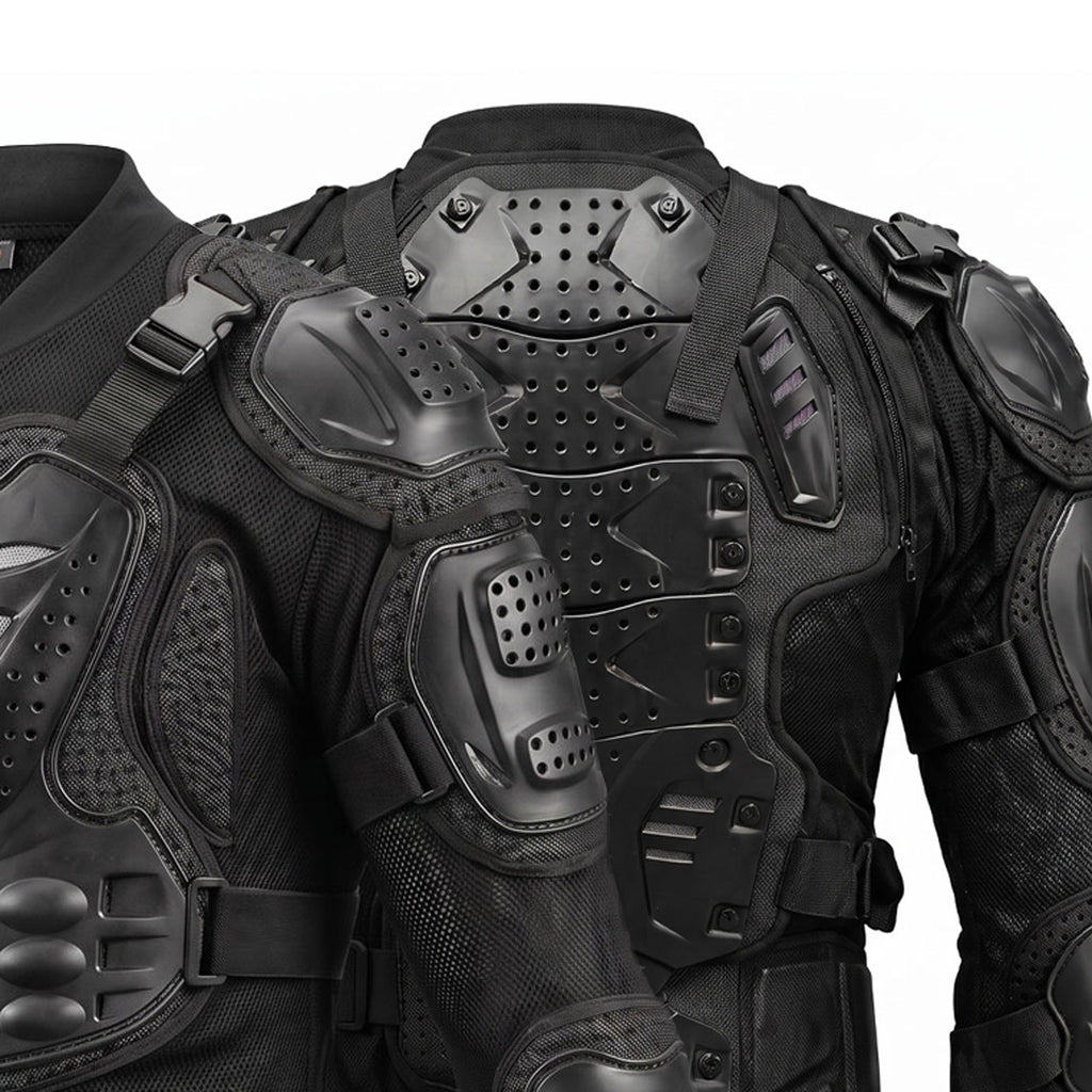 VEMAR S-161 Motorcycle Body Armor Chest & Back Protector Black_4