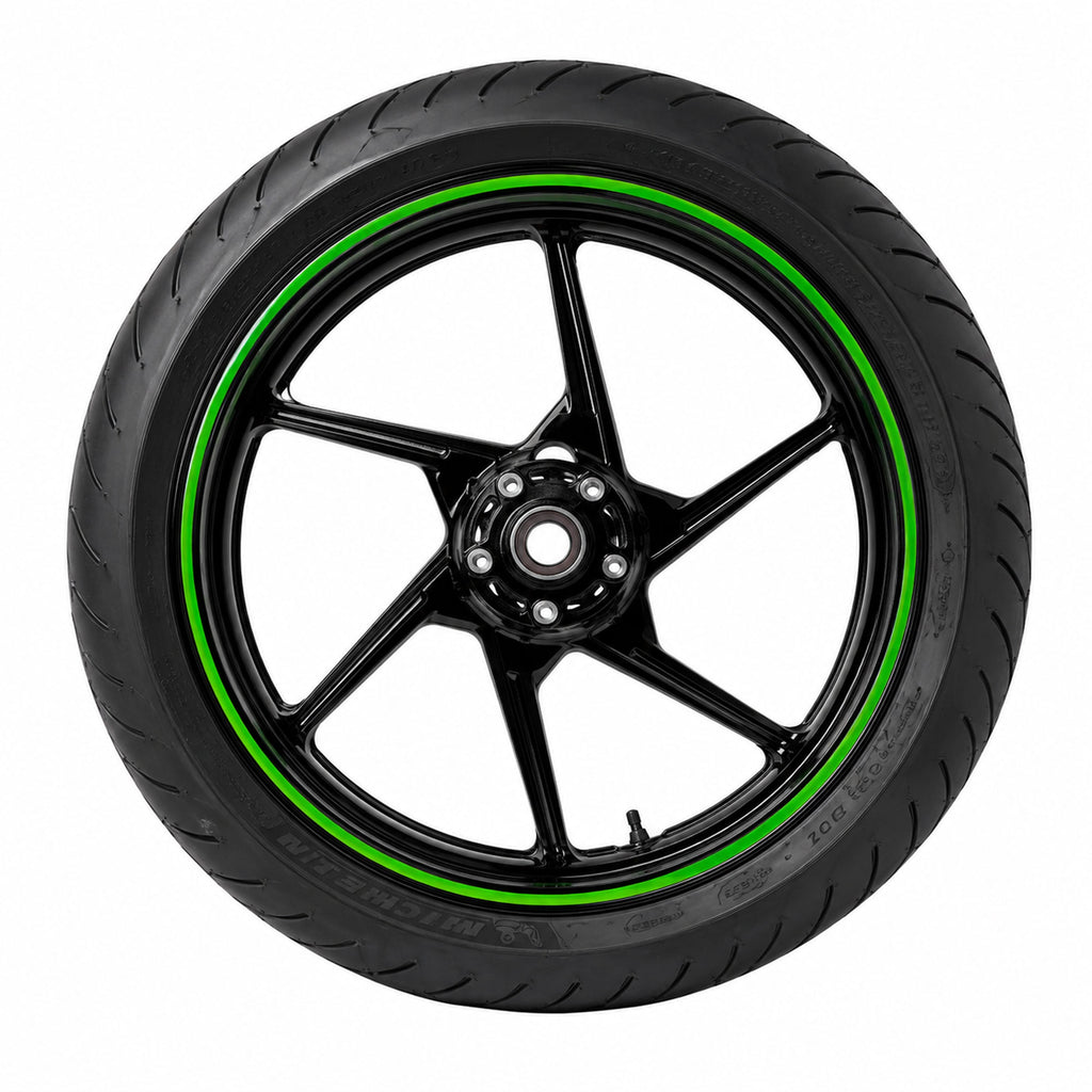 KEITI Fluorescent Motorcycle Wheel Rim Stripes, High Visibility Brake Line - 845544