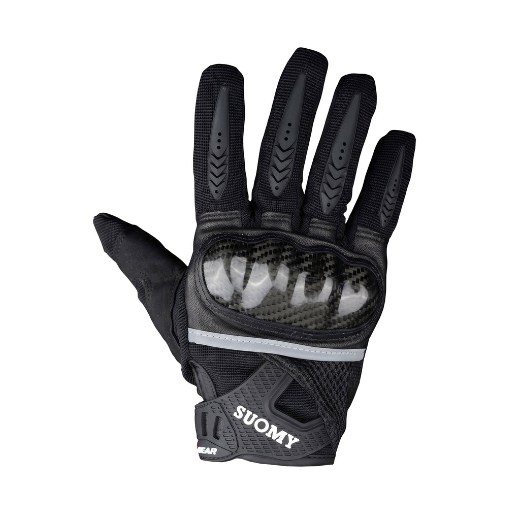Suomy SU-20 Motorcycle Riding Gloves Carbon Fiber Black_1