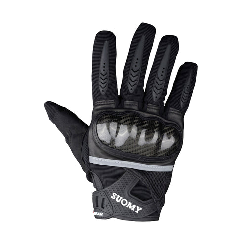 Suomy SU-20 Motorcycle Riding Gloves Carbon Fiber Black_1