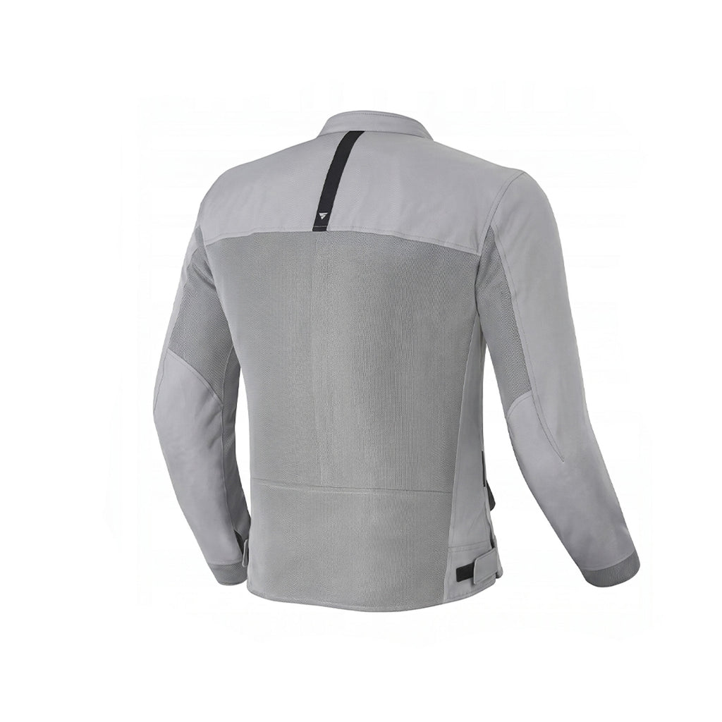 SHIMA OPENAIR Men's Grey Mesh Motorcycle Riding Jacket_2