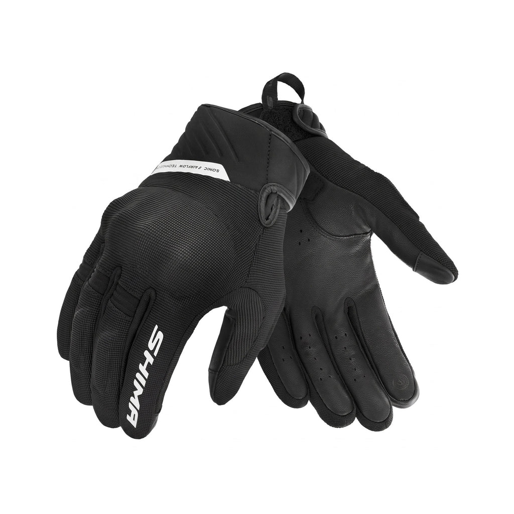 SHIMA Sonic Motorcycle Gloves Black/White for Man & Women_3