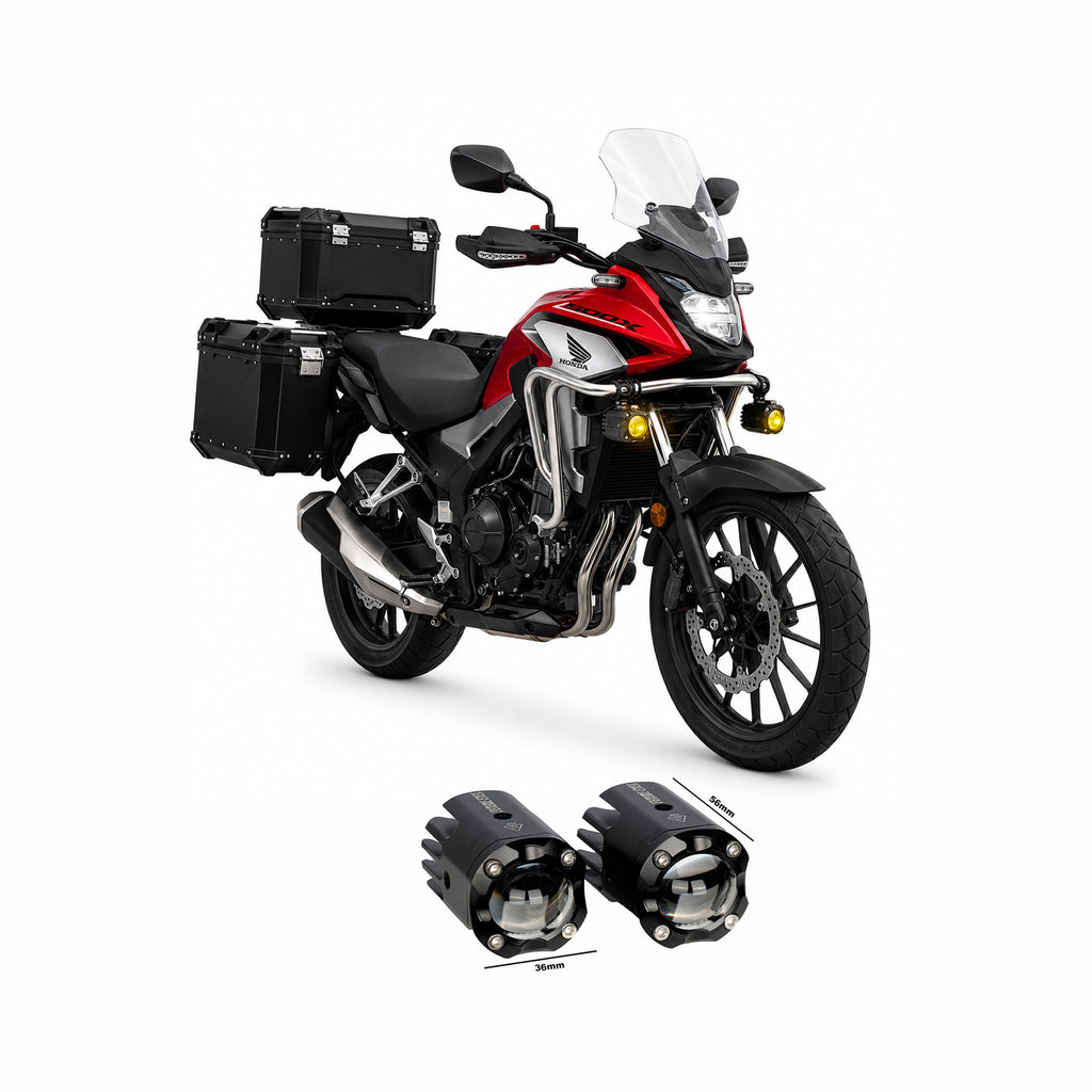 FUTURE EYES F150S Mini Motorcycle LED Auxiliary Fog Lights Yellow/White_1