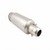Premium Universal Bike Modified Exhaust Muffler Silencer Silver - EB11240477