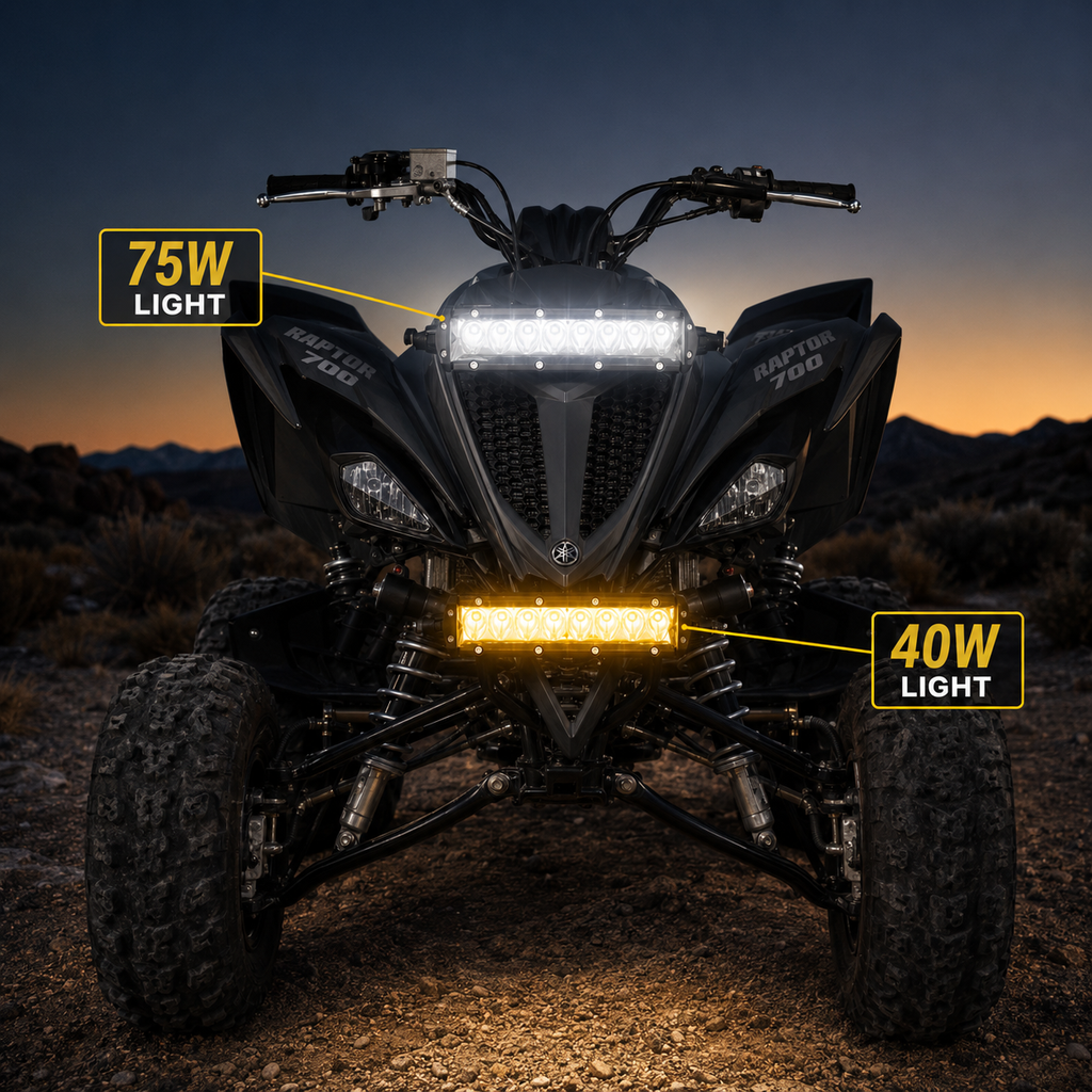 Aurora Light 6" 45W LED Off-Road Driving Light Bar ALO-S1-6-D1D1 IP68 Waterproof - 860518