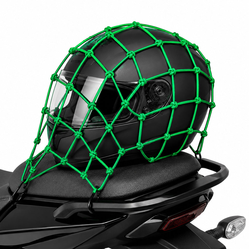 Motorcycle Helmet Elastic Bungee Cargo Net with Hooks - EB11229764