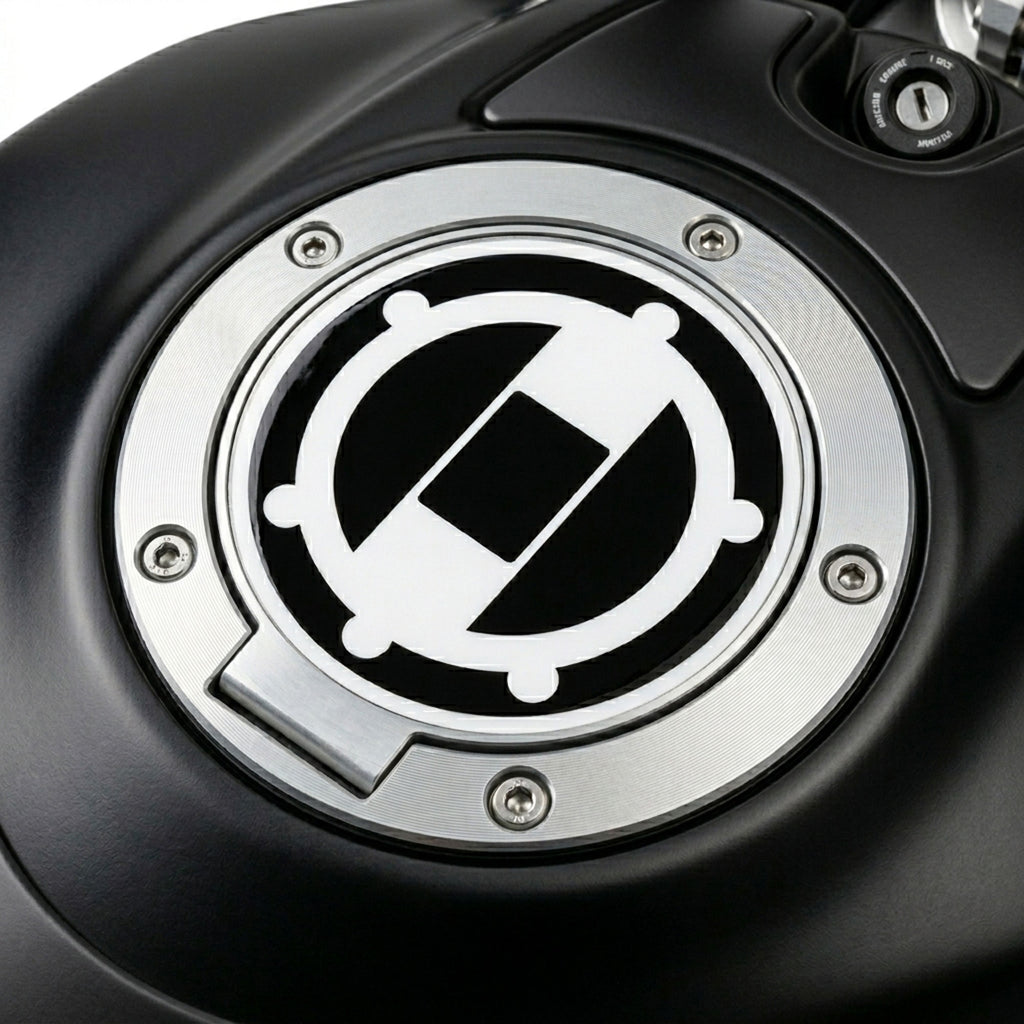KEITI Carbon Fiber/Black Tank Cap Protector for GSX-R, Hayabusa, Bandit & SV Series_3