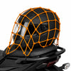 Motorcycle Helmet Elastic Bungee Cargo Luggage Net with 6 Hooks Yellow_1
