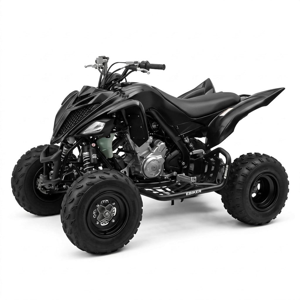 EBIKER Yamaha Raptor 700 Nerf Bars, Heavy Duty Foot Pegs & Heel Guards_9