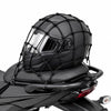 Motorcycle Helmet Elastic Bungee Cargo Net with Hooks Black_1