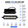 Aurora Light 6" 45W LED Off-Road Driving Light Bar ALO-S1-6-D1D1 IP68 Waterproof_8