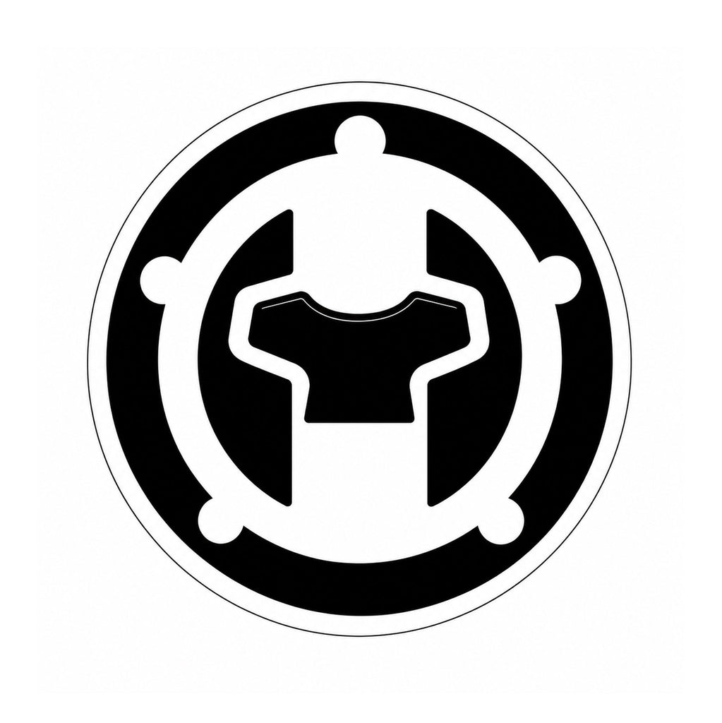 KEITI Premium Carbon/black Look Motorcycle Fuel Tank Cap Protector Sticker_2
