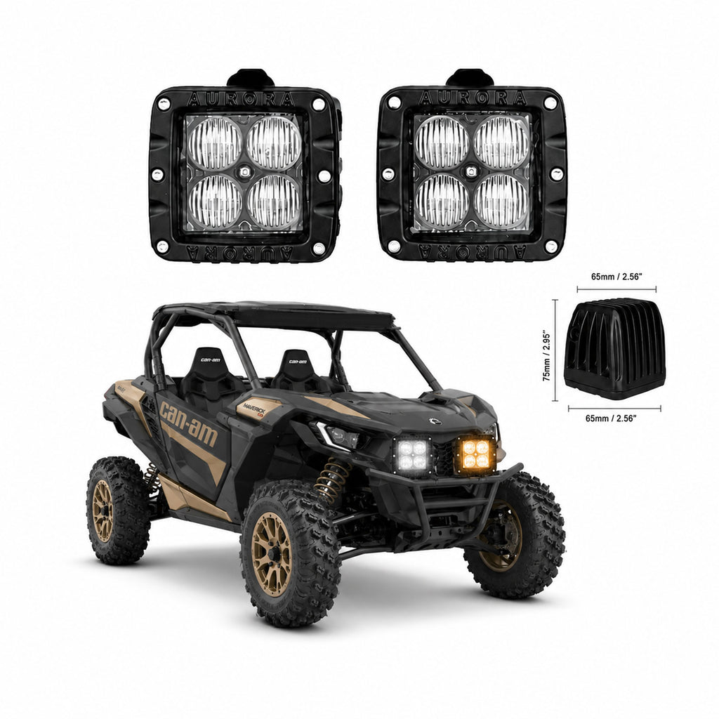 can am maverick with LED Light Bar