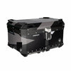 COOCASE 65L Motorcycle Top Case Geometry Black Grey Aluminum Top Box - 855574