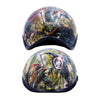 Breathable Summer Motorcycle Racing Open Face Retro Helmet - 078570