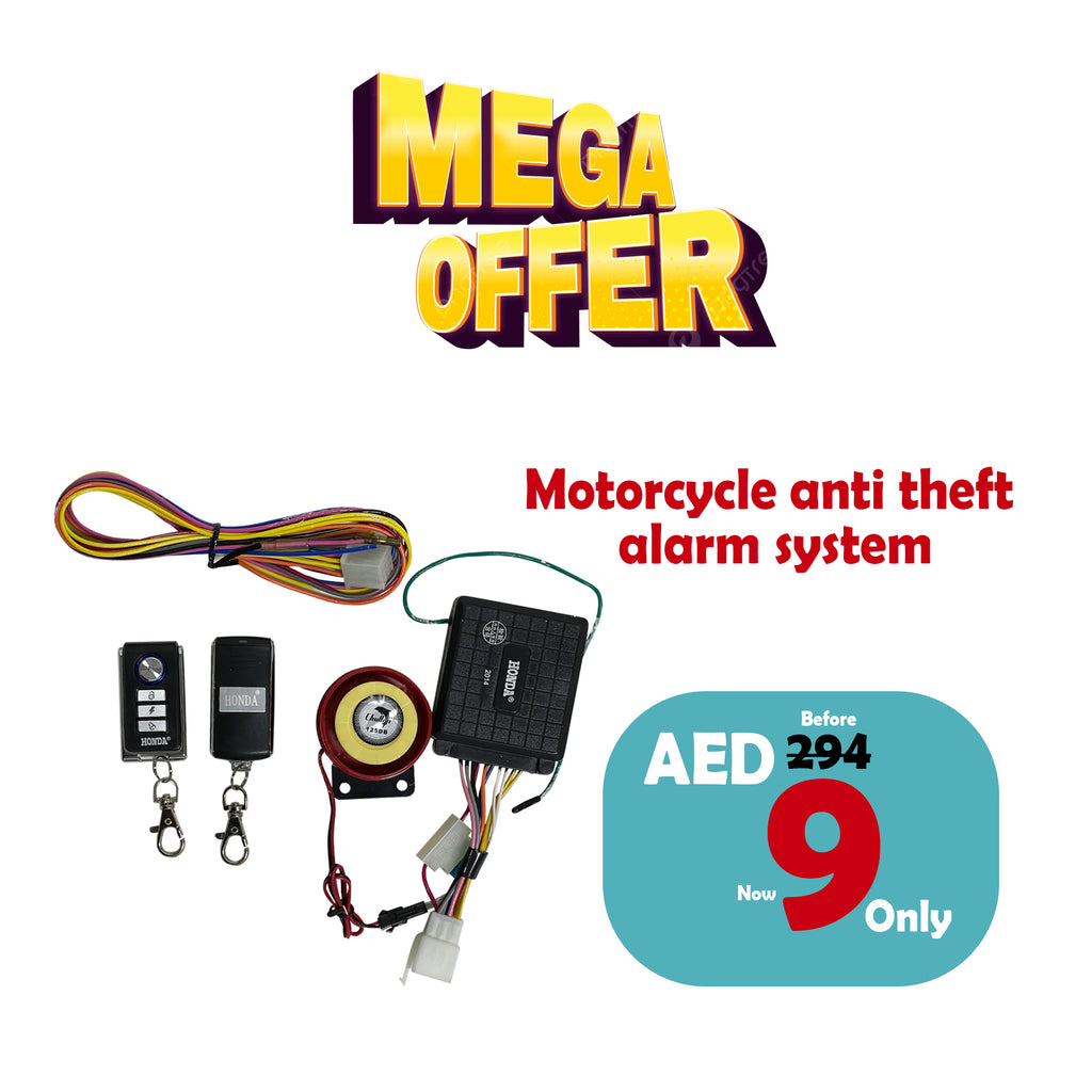 Motorcycle Anti-Theft Alarm System for Just 9 AED _1