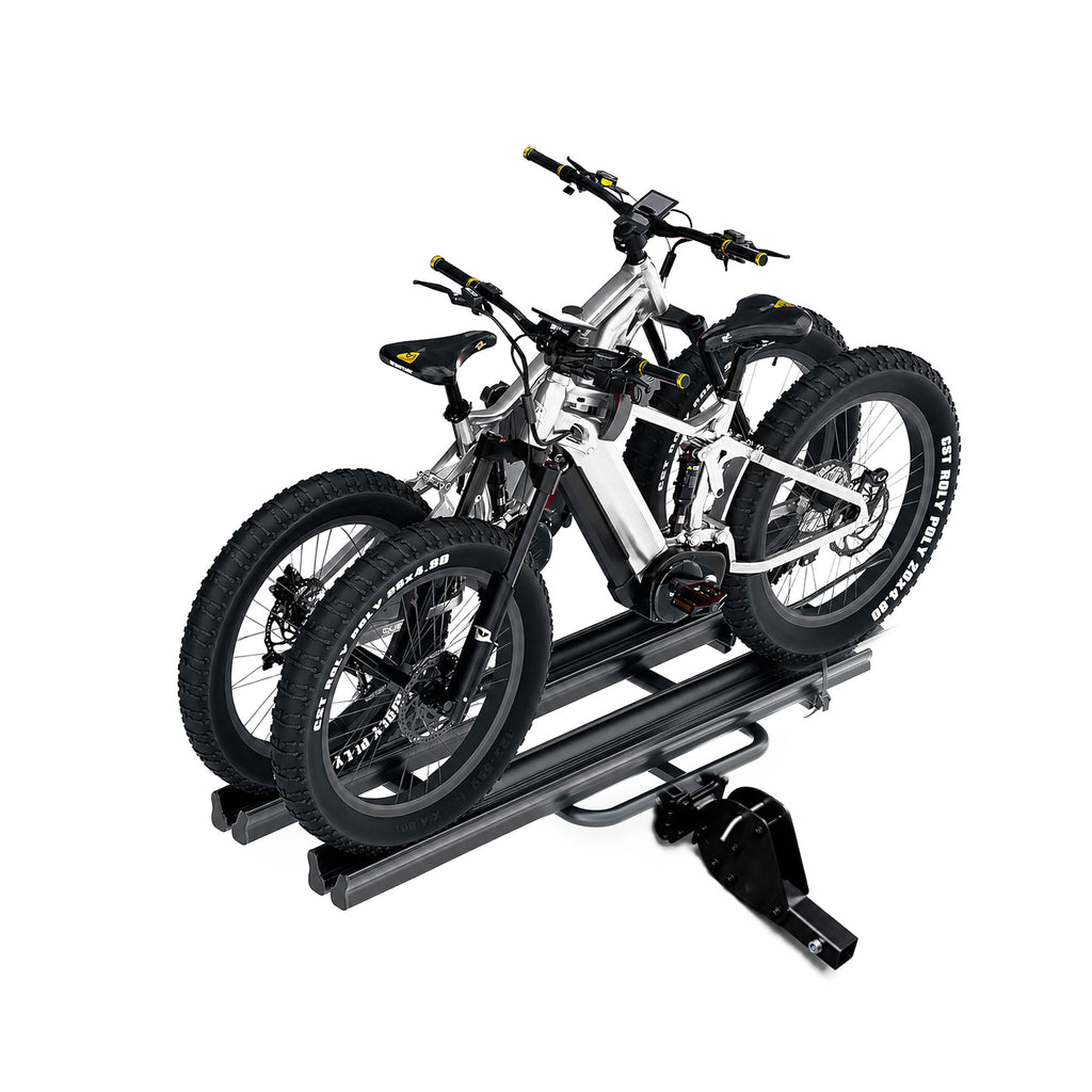Heavy Duty Foldable E-Bike Rack Hitch Rack Carrier with Ramp for SUV, Truck & Car_15