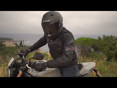 LS2 MJ162 Apex Motorcycle Jacket Black/Grey, Waterproof CE-Certified_10