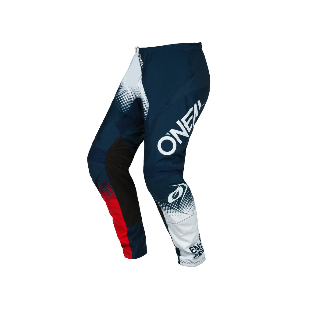 O'NEAL Racing Element Jersey V.22 and Pant | Moisture wicking material Racing Full Suit,Blue/White/Red - 069966