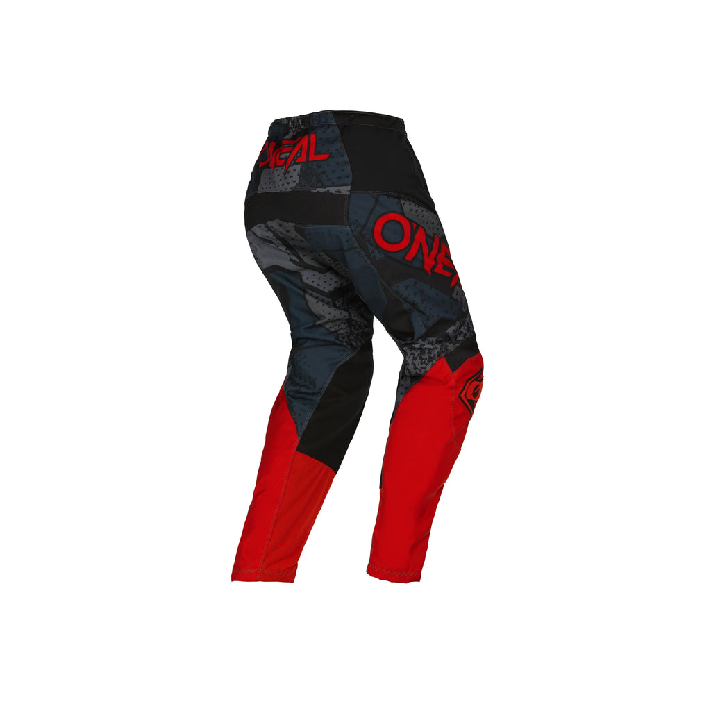 O'NEAL Racing Element Longsleeve Jersey Camo V.22 with Pant -Moisture Wicking Material Cycling Full Suit, Black/Red - 069967