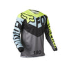 Fox Motocross Racing 180 Trice Jersey with Pant | Lightweight Breathable Racing Full Suit Grey & Green - 069978