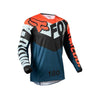 Fox Motocross Racing  180 Trice Jersey with Pant | Lightweight Breathable Racing Full Suit Grey & Orange - 069979