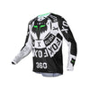 Fox Men's Racing 360 Nobyl Motocross Jersey with Pant | Off Road Full Suit Design, Black and White - 069981