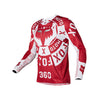 Fox Men's Racing 360 Nobyl Motocross Jersey with Pant | Off Road Full Suit Design, Red and White - 069982